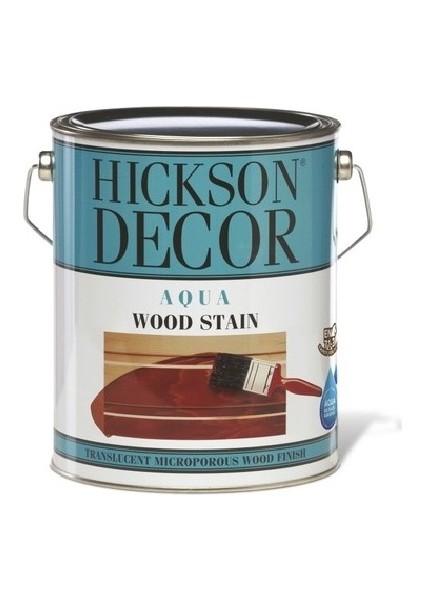 Hıckson Decor Ultra Aqua Wood Stain Dış Cephe Ahşap Boyası 2,5 Lt - Jade