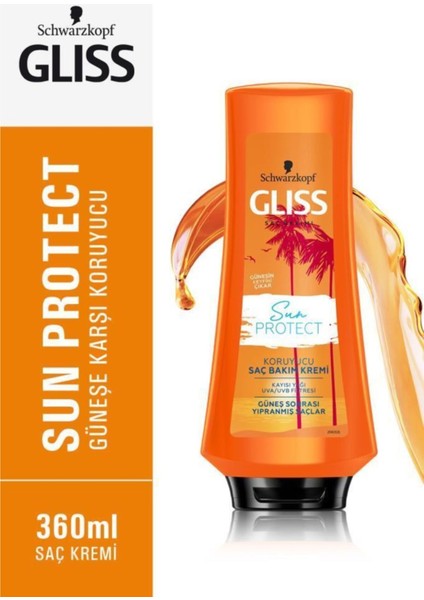 Sun Protect Güneşe Karşı Koruyucu Saç Kremi 360 ml 3'lü fiyatları