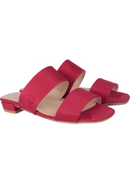 111601 527 Kadın Kırmızı Büyük & Küçük Numara Terlik fiyatları