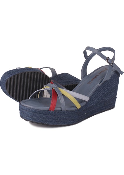 1315 424 Kadın Mavi Büyük & Küçük Numara Sandalet fırsatları