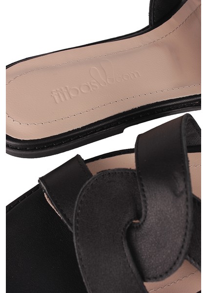 112621 014 Kadın Siyah Büyük Numara Terlik indirimleri