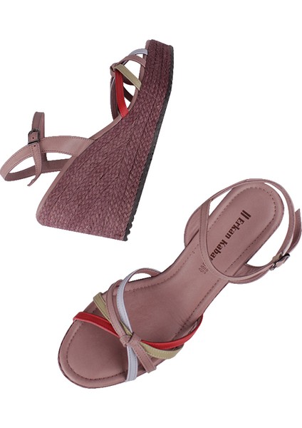 1315 702 Kadın Mor Büyük & Küçük Numara Sandalet indirimleri