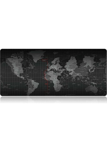 Dünya Haritalı 90X40 cm Mouse Pad
