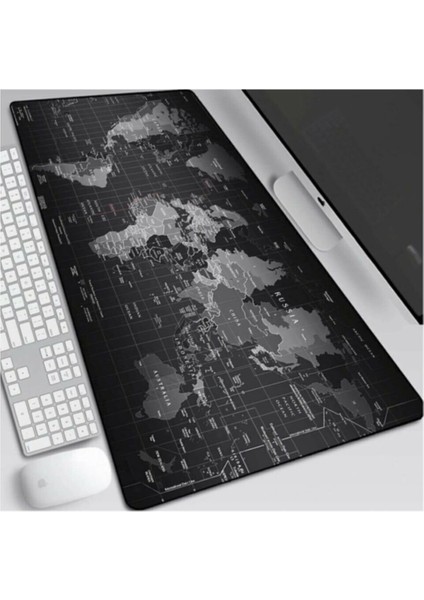 Dünya Haritalı 90X40 cm Mouse Pad modelleri