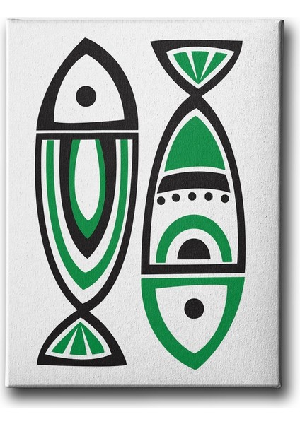 Renkli Balık Canvas Tablo MİND153