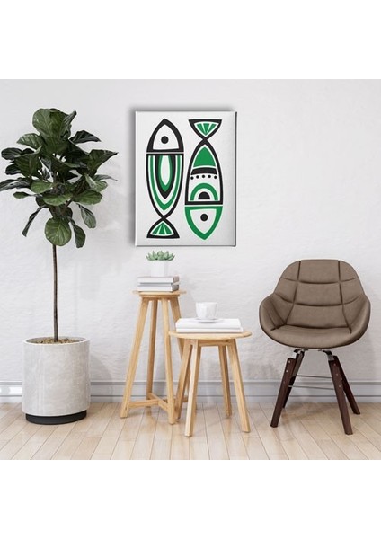 Renkli Balık Canvas Tablo MİND153 fiyatları