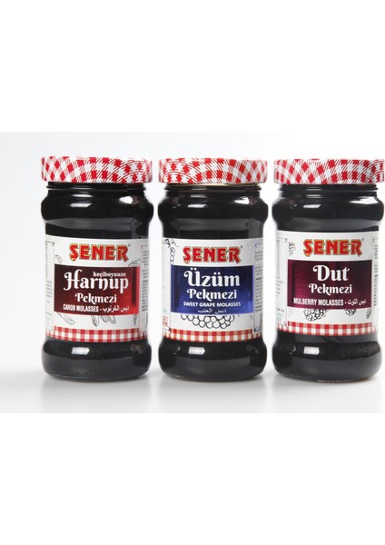 3 x 400 gr Üzüm-Dut-Harnup Pekmezi