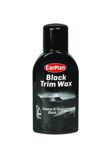 Black Trim Wax 375ML / Siyah Trim Parlatıcı Plastik Yenileyici Wax