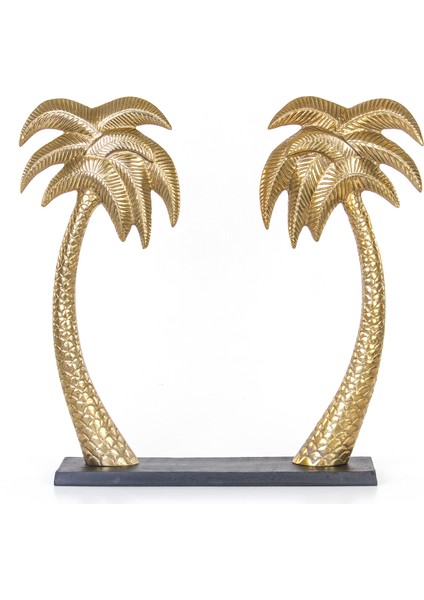 Metal Palmiye Dekor70x15x67 Cm
