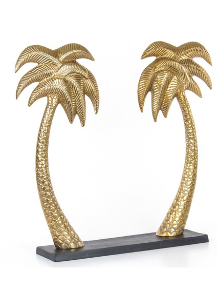 Metal Palmiye Dekor70x15x67 Cm