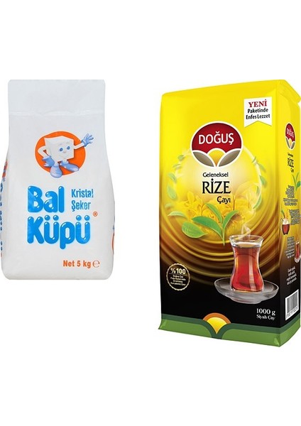 Bal Küpü 5 kg Şeker+1 kg Doğuş Rize Çay