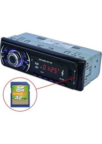 7735 Radyo Bluetooth Usb/sd Kart Mp3 Çalar Teyp