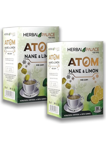 Nane Limon Atom Çayı 150 gr x 2 Adet