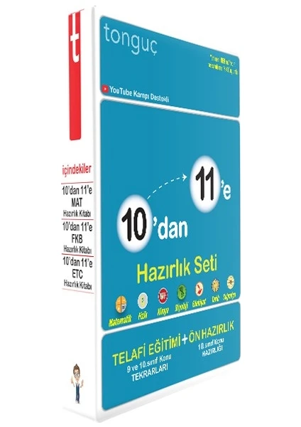 Tonguç Akademi 11. Sınıf 10'dan 11'e Hazırlık Seti