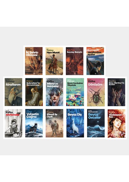 Muhteşem Dünya Klasikleri Seti - 16 Kitap