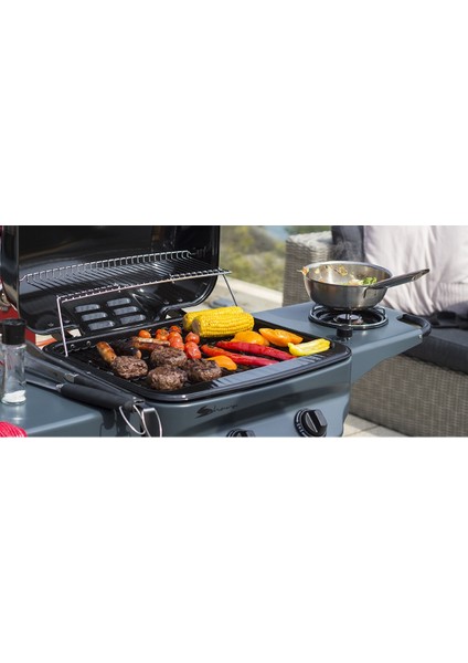 Sahara X150 Vagon Tip Lpg'li Barbekü - Siyah fiyatları