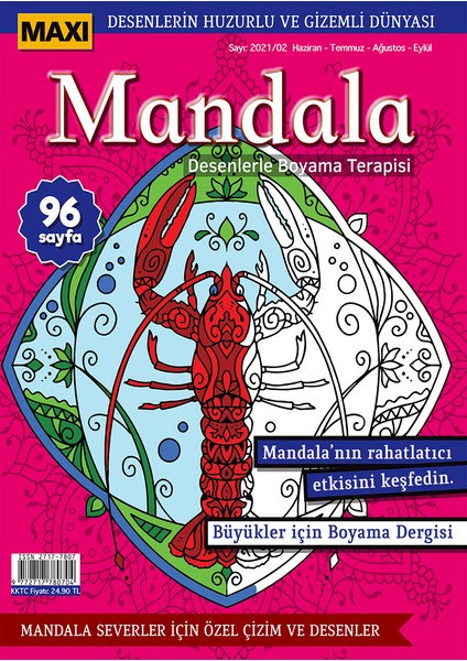 Mandala Desenlerle Boyama Terapisi 2021/02
