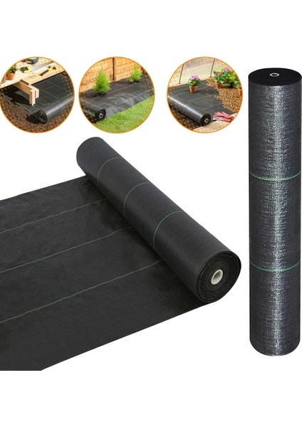 Taban Örtüsü 210CM x 95 Metre Sera Taban Örtüsü Jüt Taban Örtüsü Malçlama Örtüsü Yer Örtüsü