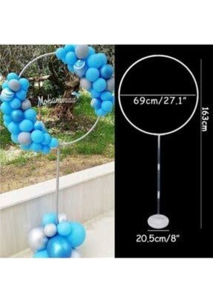 Çember Yuvarlak Balon Standı