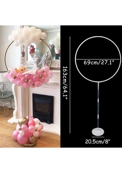 Çember Yuvarlak Balon Standı