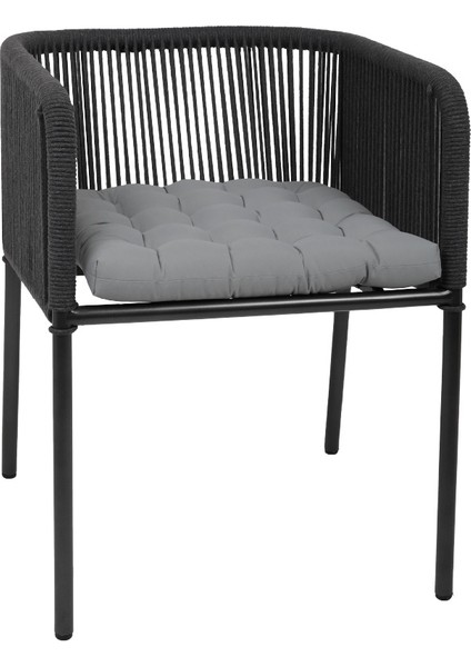 Tulipano Sandalye Minderi Gri 45X45