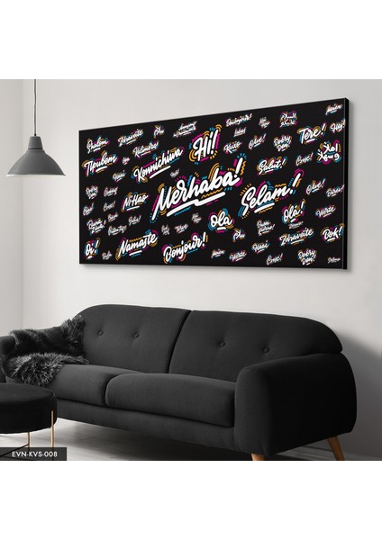Dünya Dilleri Kanvas - Canvas Tablo modelleri
