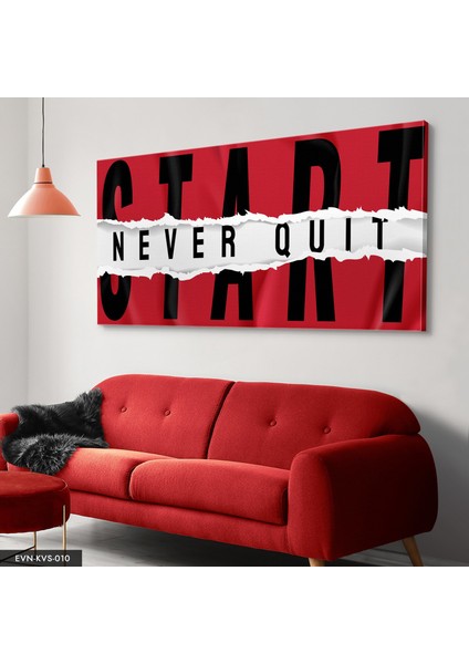 Start Yazılı Kanvas - Canvas Tablo modelleri