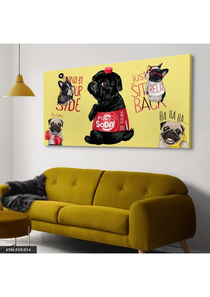 Sevimli Köpekler Kanvas - Canvas Tablo modelleri