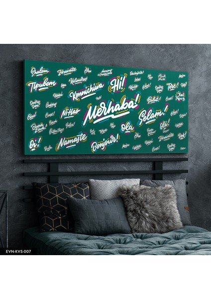 Dünya Dilleri Kanvas - Canvas Tablo indirimleri