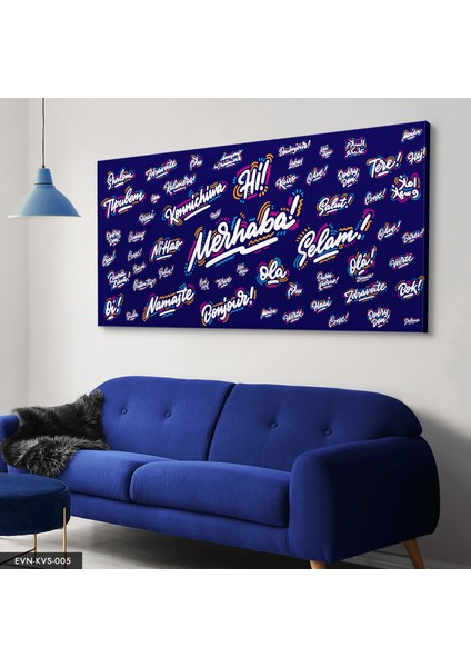 Dünya Dilleri Kanvas - Canvas Tablo modelleri