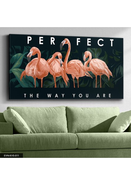 Flamingolar Kanvas - Canvas Tablo