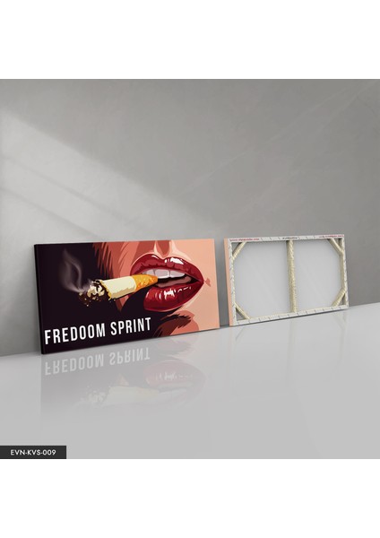 Sigara Içen Kadın Kanvas - Canvas Tablo fırsatları