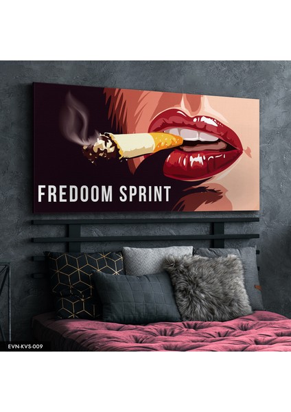 Sigara Içen Kadın Kanvas - Canvas Tablo indirimleri