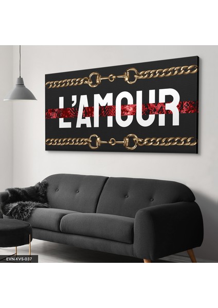 Zincir Detaylı Lamour Kanvas - Canvas Tablo