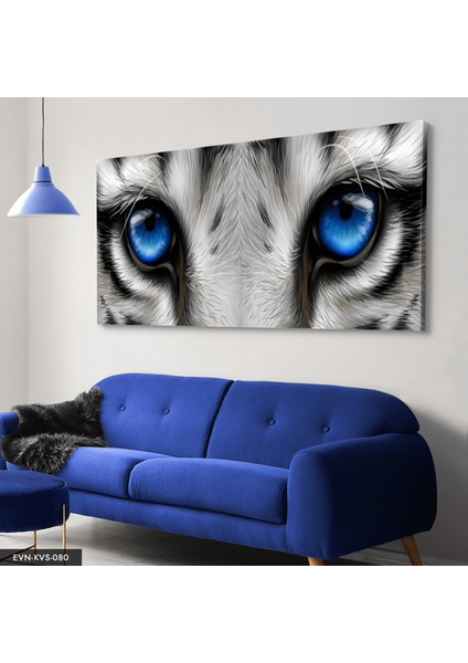 Kaplan Gözü Kanvas - Canvas Tablo modelleri