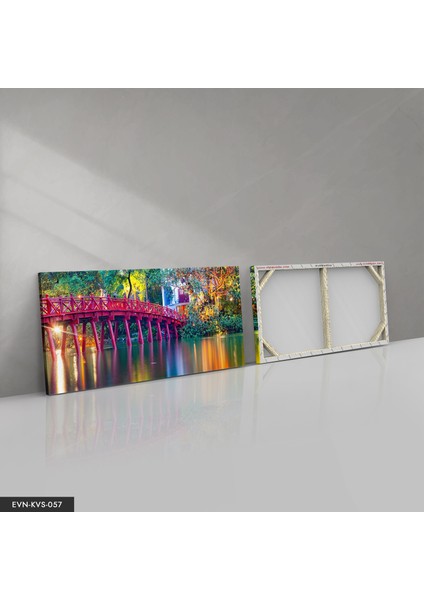 Pembe Köprü Kanvas - Canvas Tablo fırsatları