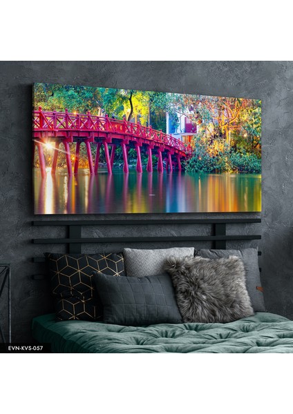 Pembe Köprü Kanvas - Canvas Tablo indirimleri