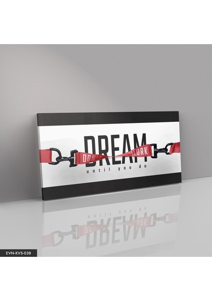 Dream Yazılı Kanvas - Canvas Tablo fiyatları