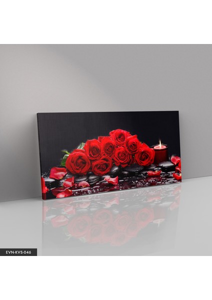Kırmızı Gül Buketi Kanvas - Canvas Tablo fiyatları
