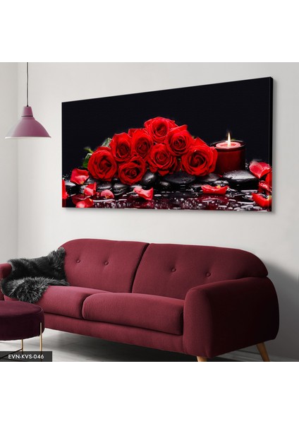 Kırmızı Gül Buketi Kanvas - Canvas Tablo modelleri
