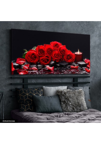 Kırmızı Gül Buketi Kanvas - Canvas Tablo indirimleri