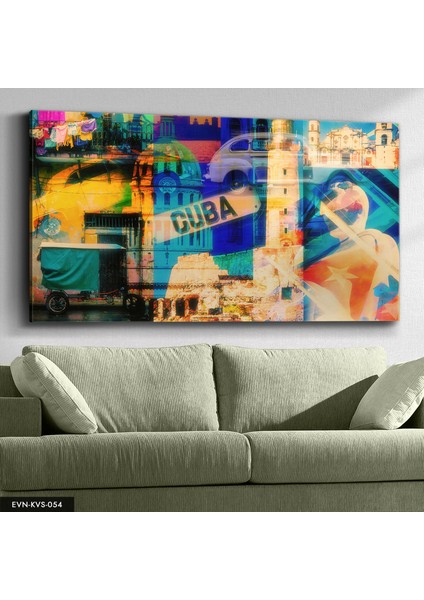 Küba Manzaraları Kanvas - Canvas Tablo