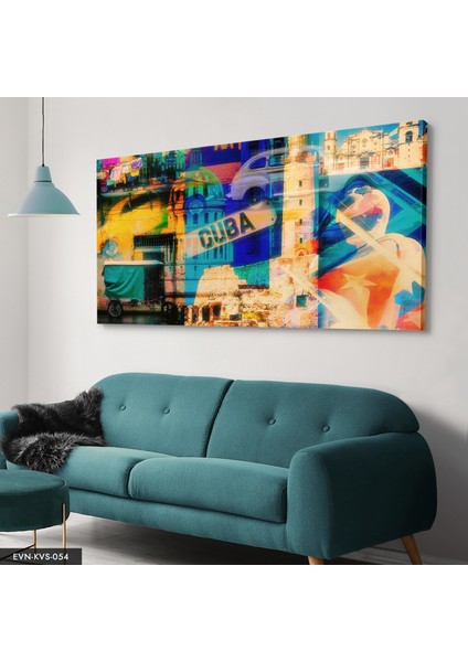 Küba Manzaraları Kanvas - Canvas Tablo modelleri
