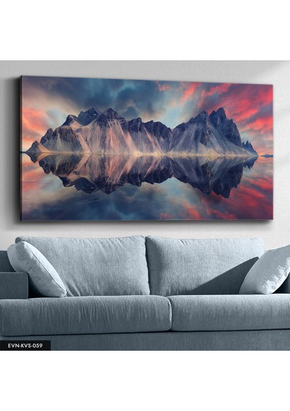 Dağ Görüntüsü Kanvas - Canvas Tablo