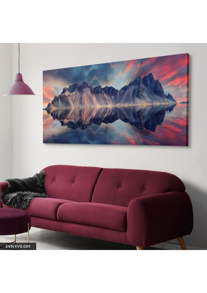 Dağ Görüntüsü Kanvas - Canvas Tablo modelleri