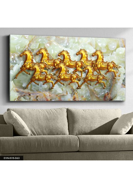 Atlar Kanvas - Canvas Tablo