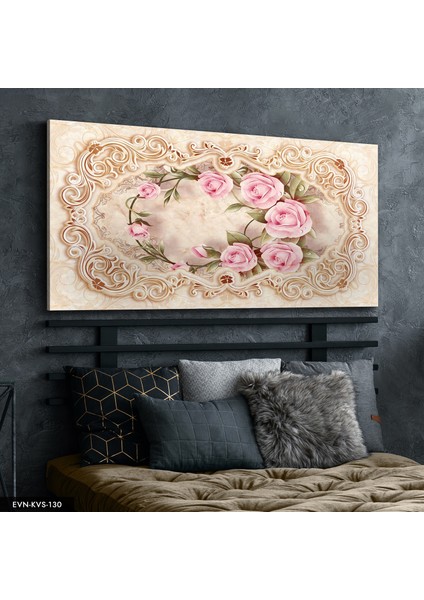 Pembe Gül Kanvas - Canvas Tablo indirimleri
