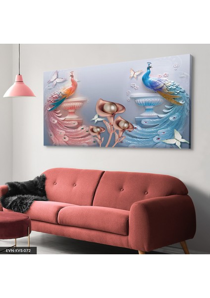 Tavus Kuşu Kanvas - Canvas Tablo modelleri