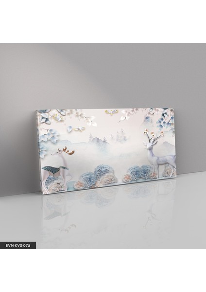 Altın Boynuzlu Geyik Kanvas - Canvas Tablo fiyatları