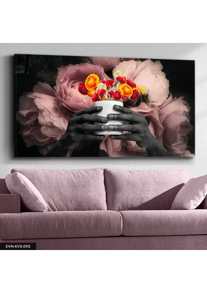 Yaban Gülleri Kanvas - Canvas Tablo